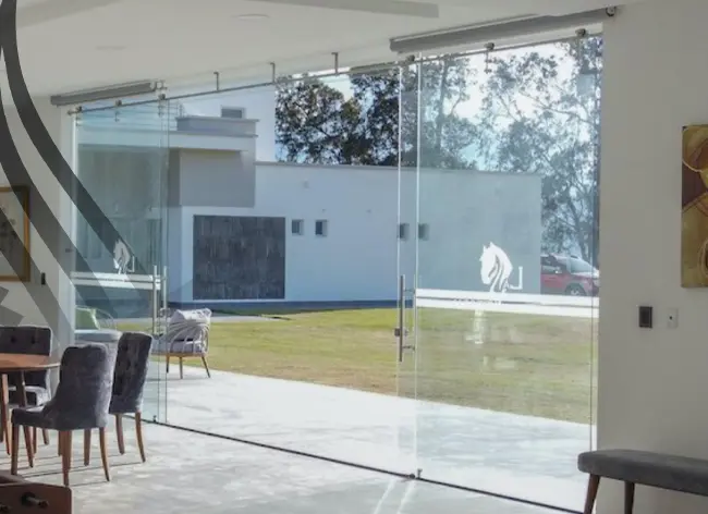 Frameless Sliding Glass System