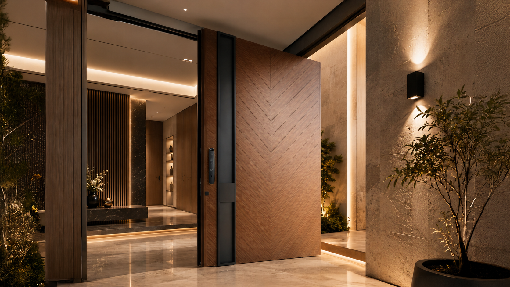 Luxury pivot door